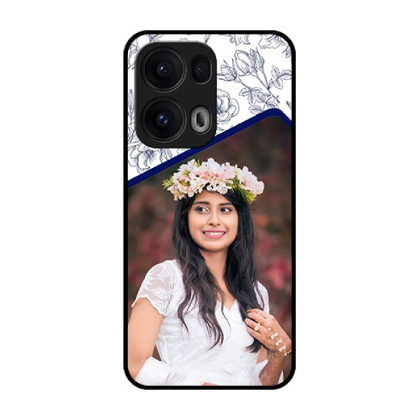 Reno 13 Pro 5G Custom Glass Phone CaseClassy Floral Design Reno 13 Pro 5G Custom Glass Phone CaseClassy Floral Design