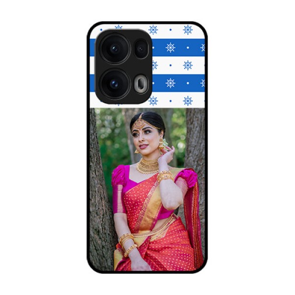 Reno 13 Pro 5G Custom Glass Phone CaseSnow Pattern Design Reno 13 Pro 5G Custom Glass Phone CaseSnow Pattern Design