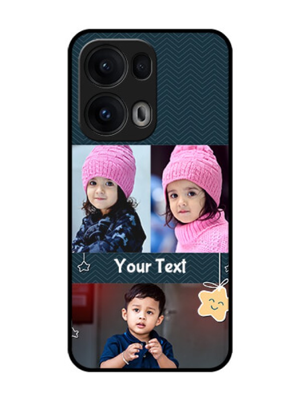 Custom Reno 13 Pro 5G Custom Glass Phone CaseHanging Stars Design