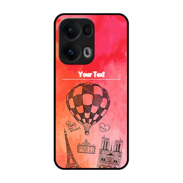 Reno 13 Pro 5G Custom Glass Phone CaseParis Theme Design