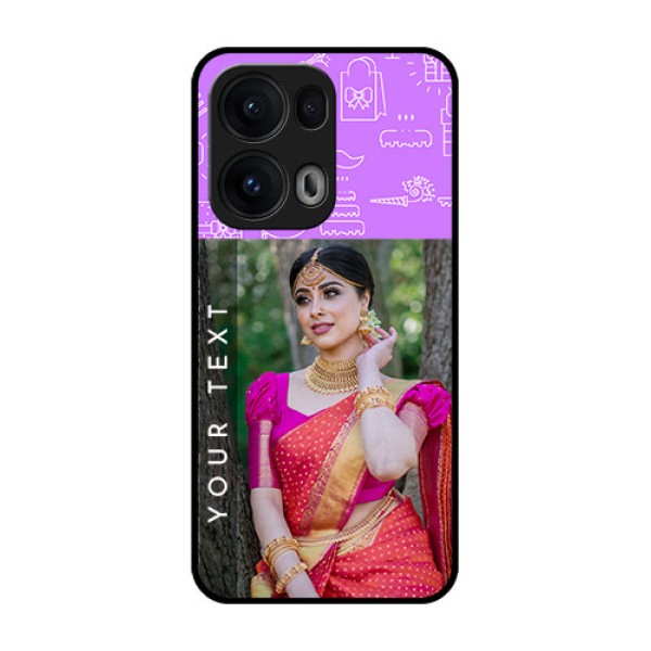 Reno 13 Pro 5G Custom Glass Phone CaseBirthday Icons Design