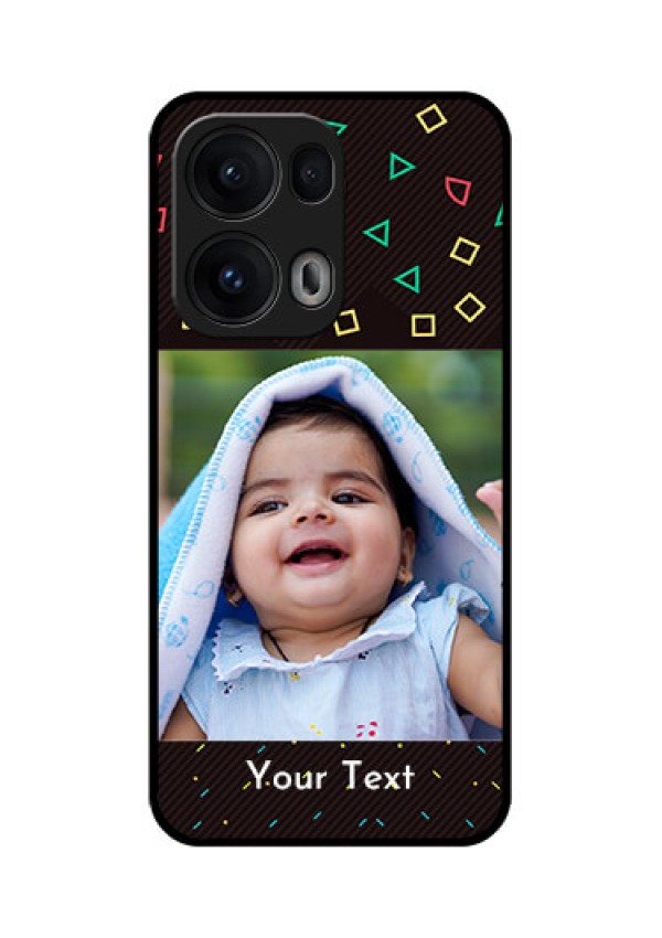 Reno 13 Pro 5G Custom Glass Phone CaseWith Confetti Birthday Design