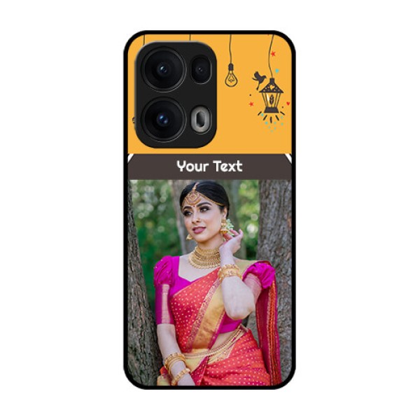 Reno 13 Pro 5G Custom Glass Phone CaseWith Family Picture And Icons Reno 13 Pro 5G Custom Glass Phone CaseWith Family Picture And Icons