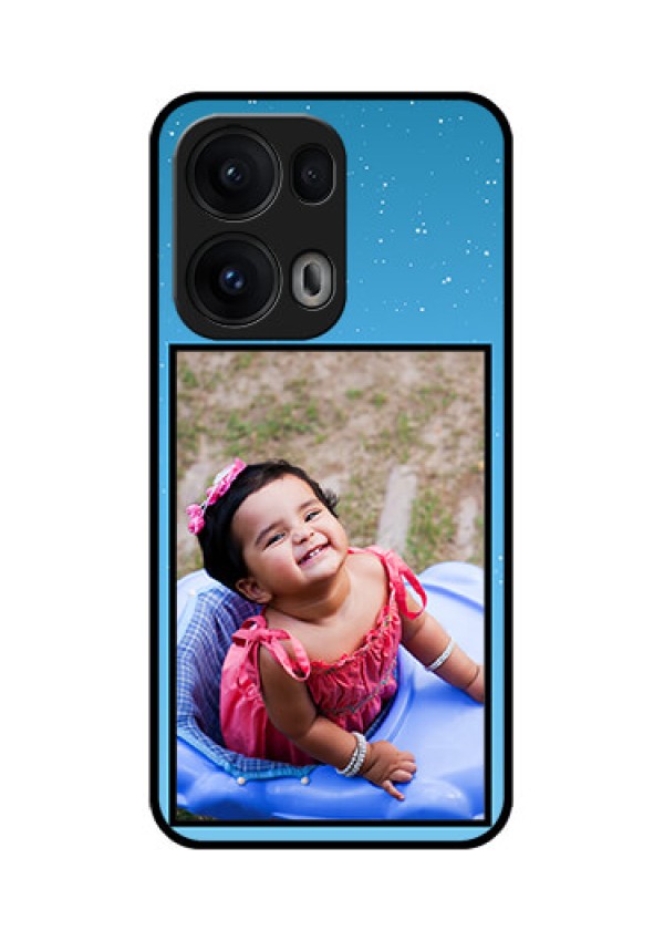 Reno 13 Pro 5G Custom Glass Phone CaseWave Pattern Colorful Design