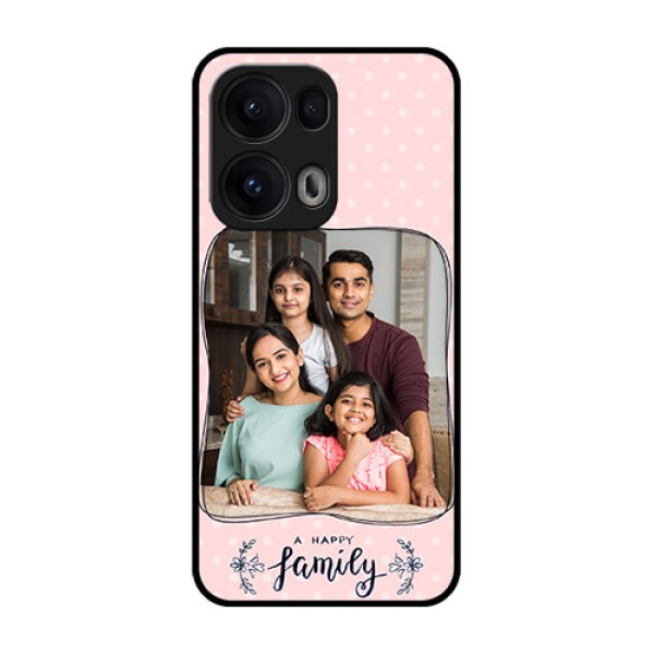 Reno 13 Pro 5G Custom Glass Phone CaseFamily With Dots Design Reno 13 Pro 5G Custom Glass Phone CaseFamily With Dots Design