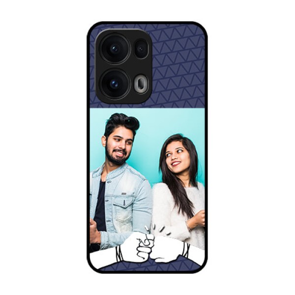 Reno 13 Pro 5G Custom Glass Phone CaseWith Best Friends Design Reno 13 Pro 5G Custom Glass Phone CaseWith Best Friends Design