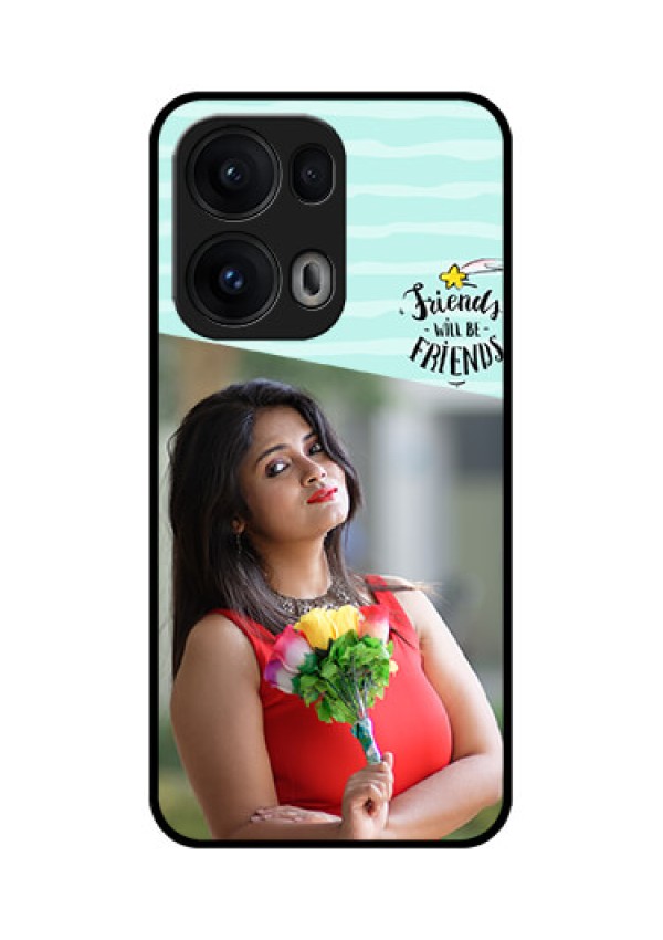 Reno 13 Pro 5G Custom Glass Phone CaseFriends Picture Icon Design