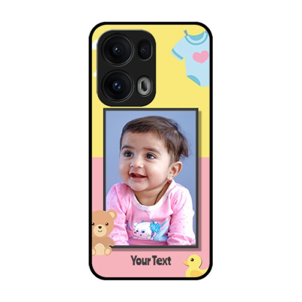 Reno 13 Pro 5G Custom Glass Phone CaseKids 2 Color Design