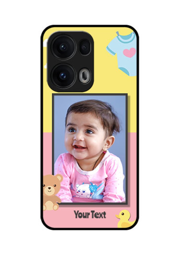 Reno 13 Pro 5G Custom Glass Phone CaseKids 2 Color Design