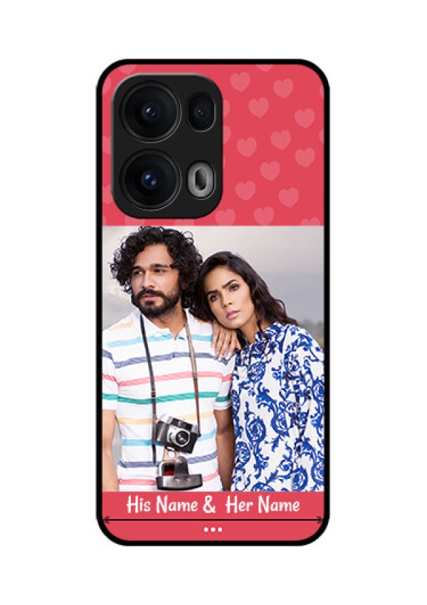 Reno 13 Pro 5G Custom Glass Phone CaseSimple Love Design