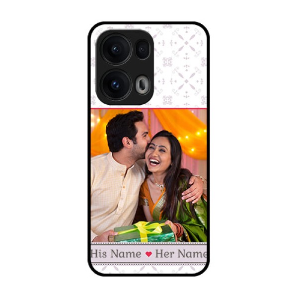 Reno 13 Pro 5G Custom Glass Phone CaseWith Photo And Ethnic Design Reno 13 Pro 5G Custom Glass Phone CaseWith Photo And Ethnic Design