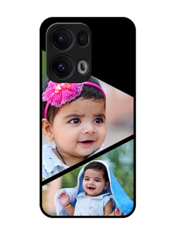 Custom Reno 13 Pro 5G Custom Glass Phone CaseSemi Cut Design