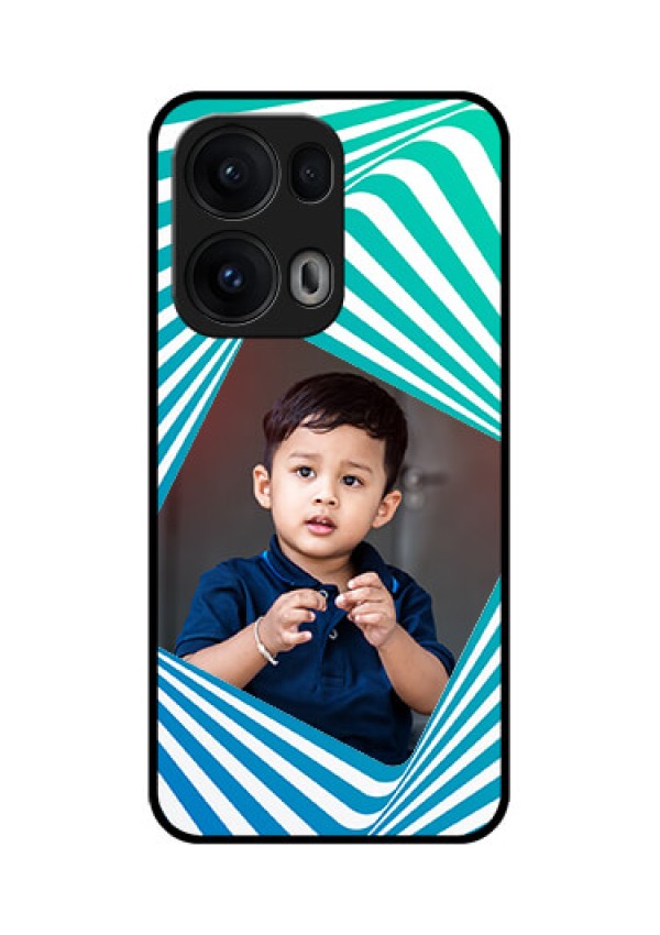 Reno 13 Pro 5G Custom Glass Phone CaseAbstract Spiral Design