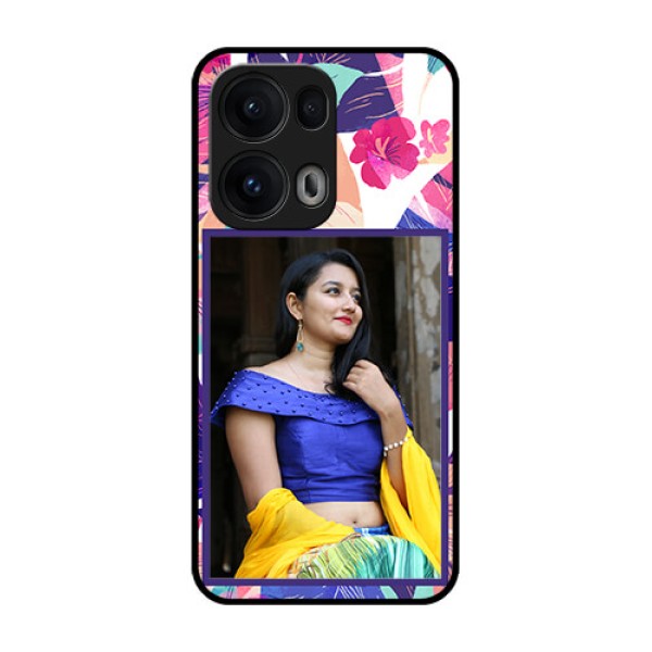 Reno 13 Pro 5G Custom Glass Phone CaseAbstract Floral Design Reno 13 Pro 5G Custom Glass Phone CaseAbstract Floral Design