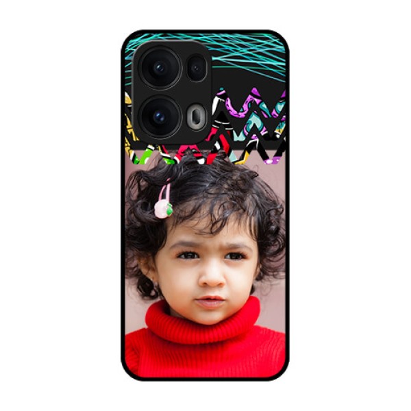 Reno 13 Pro 5G Custom Glass Phone CaseNeon Abstract Design