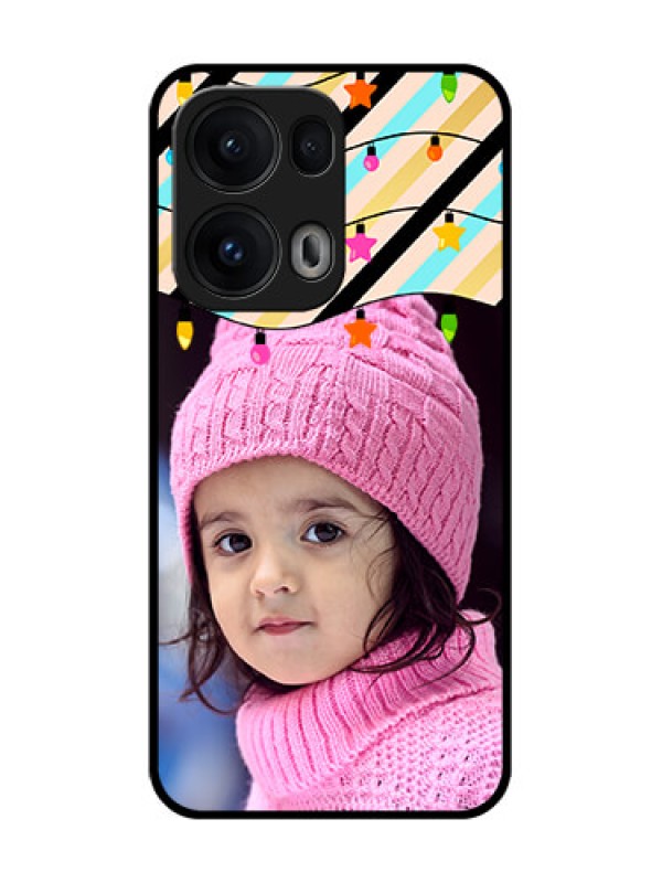 Custom Reno 13 Pro 5G Custom Glass Phone CaseLights Hanging Design