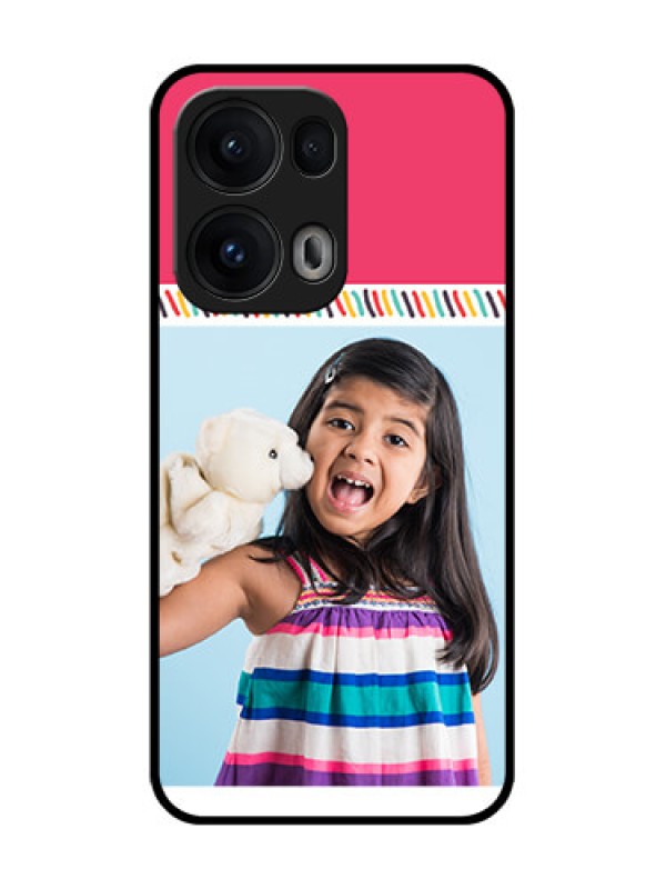 Custom Reno 13 Pro 5G Custom Glass Phone CaseLine Art Design