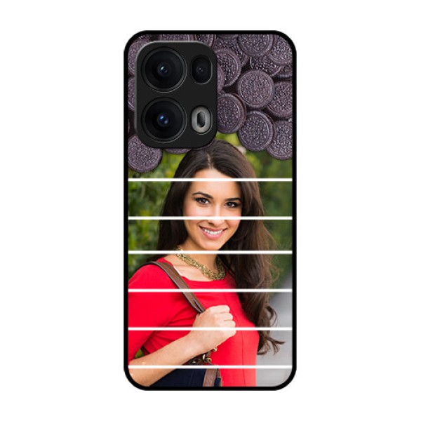 Reno 13 Pro 5G Custom Glass Phone CaseWith Oreo Biscuit Design Reno 13 Pro 5G Custom Glass Phone CaseWith Oreo Biscuit Design
