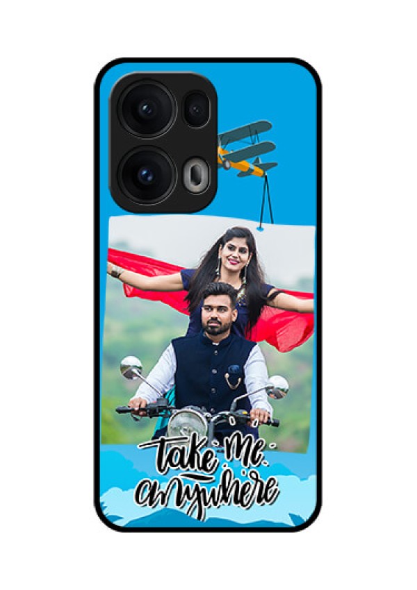 Reno 13 Pro 5G Custom Glass Phone CaseTraveller Design