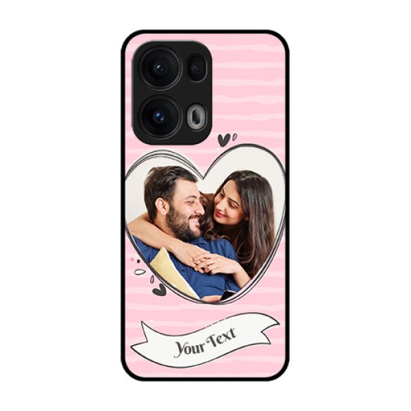 Reno 13 Pro 5G Custom Glass Phone CaseVintage Heart Design