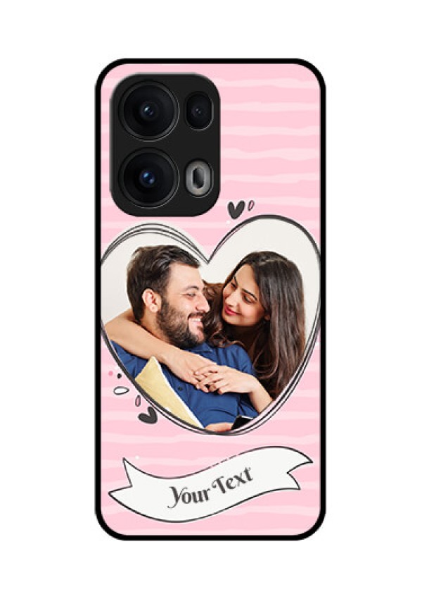 Reno 13 Pro 5G Custom Glass Phone CaseVintage Heart Design