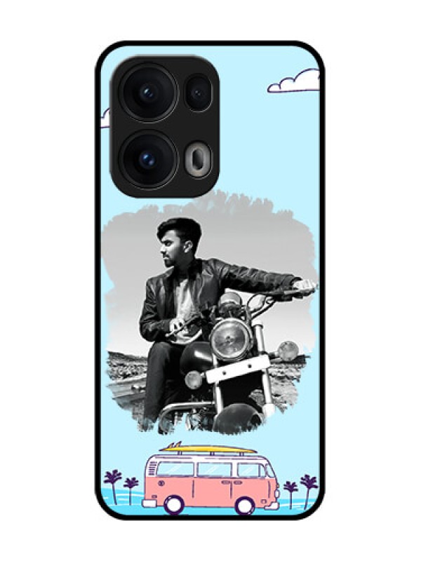 Custom Reno 13 Pro 5G Custom Glass Phone CaseTravel and Adventure Design