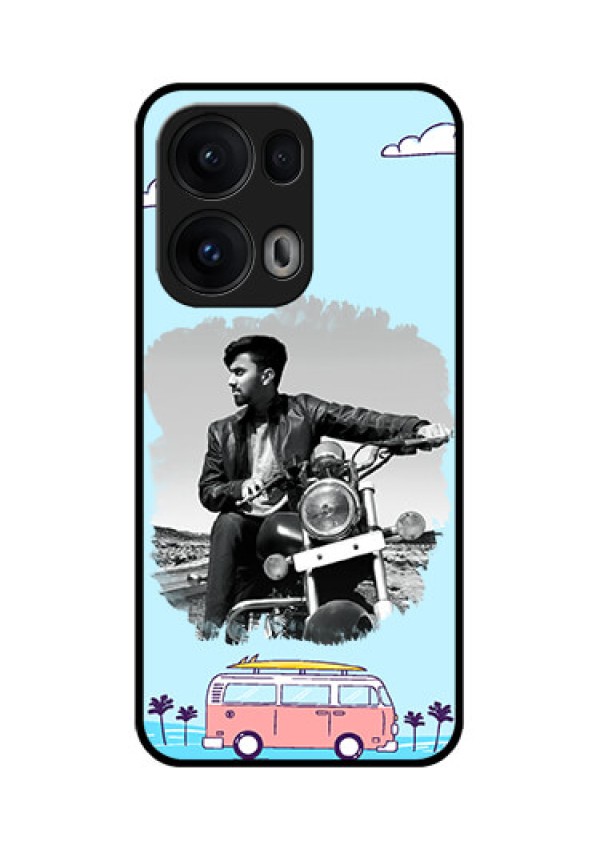 Reno 13 Pro 5G Custom Glass Phone CaseTravel and Adventure Design