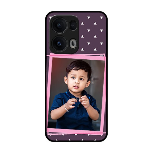 Reno 13 Pro 5G Custom Glass Phone CaseTriangle Pattern Dotted Design Reno 13 Pro 5G Custom Glass Phone CaseTriangle Pattern Dotted Design