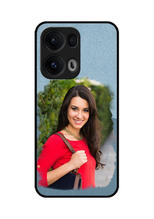 Reno 13 Pro 5G Custom Glass Phone CaseGrunge Line Art Design