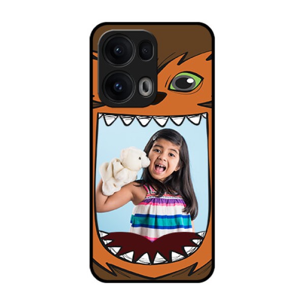 Reno 13 Pro 5G Custom Glass Phone CaseOwl Monster Back Case Design Reno 13 Pro 5G Custom Glass Phone CaseOwl Monster Back Case Design