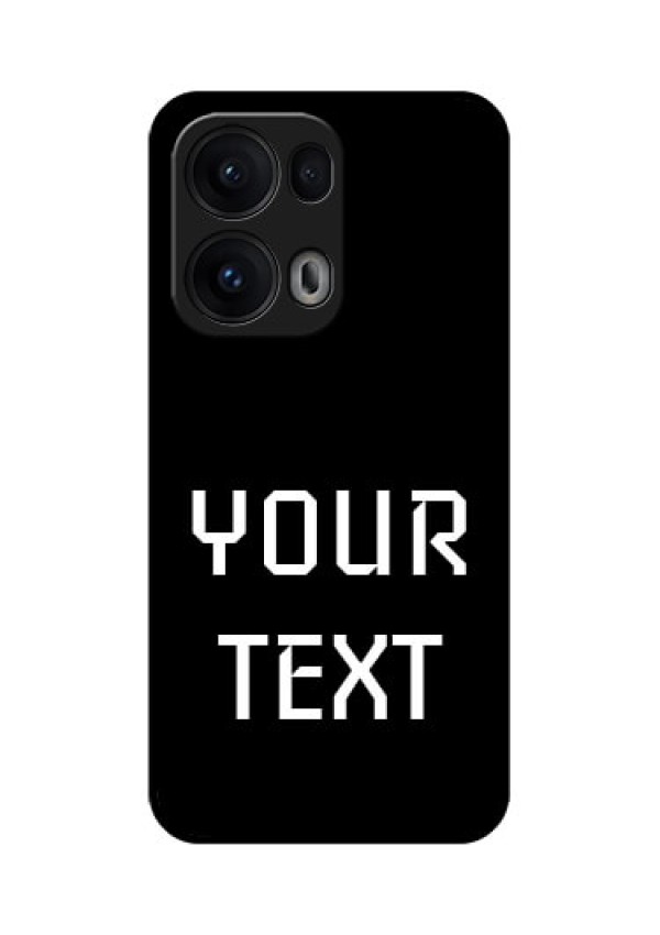 Reno 13 Pro 5G Custom Glass Phone CaseYour Name Design
