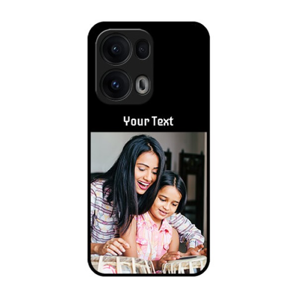 Reno 13 Pro 5G Custom Glass Phone CasePhoto With Name Design