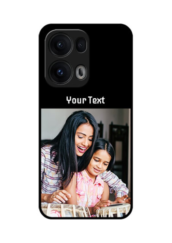 Reno 13 Pro 5G Custom Glass Phone CasePhoto With Name Design