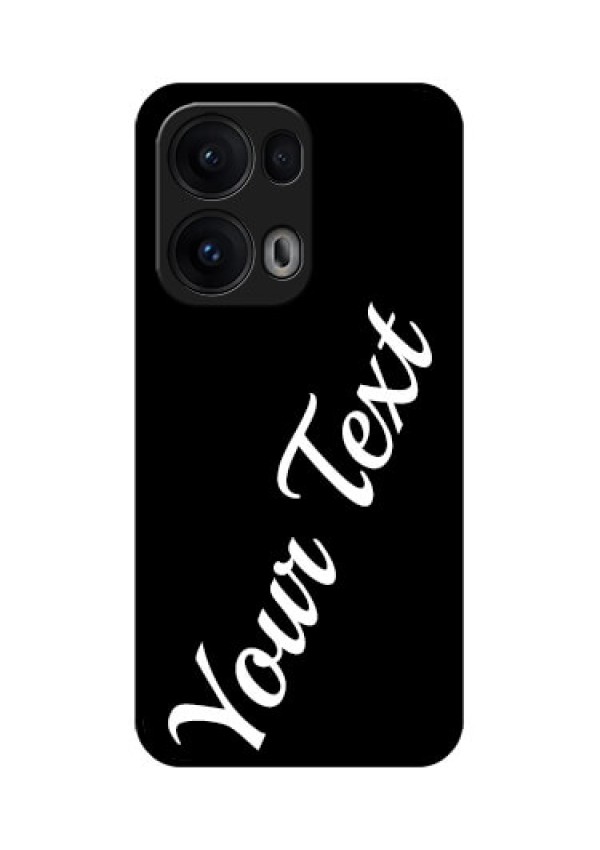 Reno 13 Pro 5G Custom Glass Phone CaseWith Your Name Design