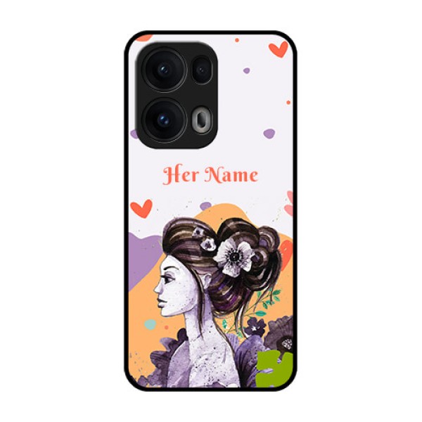 Reno 13 Pro 5G Custom Glass Phone CaseWoman And Nature Design Reno 13 Pro 5G Custom Glass Phone CaseWoman And Nature Design