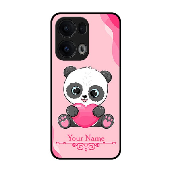 Reno 13 Pro 5G Custom Glass Phone CaseCute Panda Design