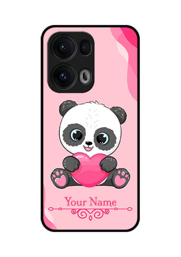 Reno 13 Pro 5G Custom Glass Phone CaseCute Panda Design