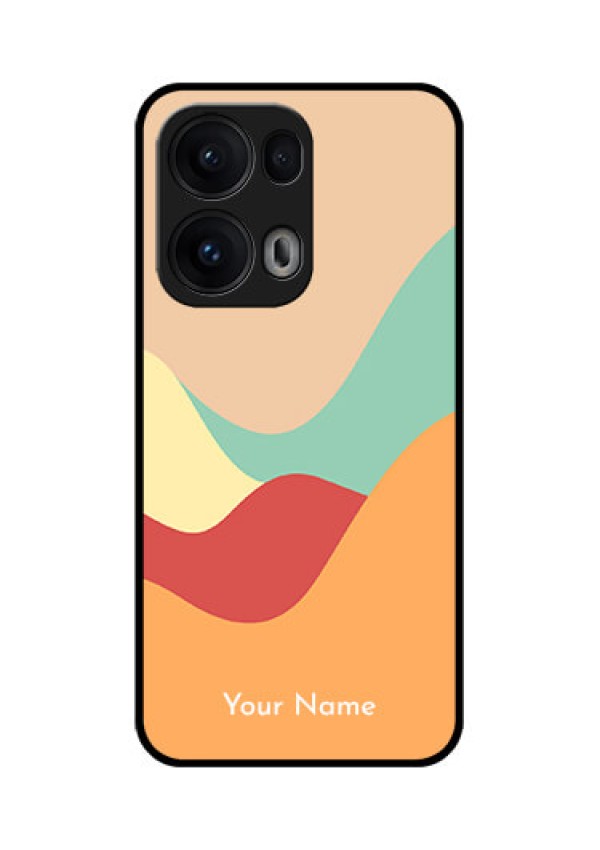 Reno 13 Pro 5G Custom Glass Phone CaseOcean Waves Multi - Colour Design