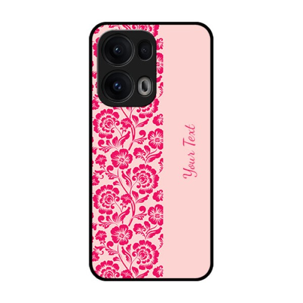 Reno 13 Pro 5G Custom Glass Phone CaseAttractive Floral Pattern Design Reno 13 Pro 5G Custom Glass Phone CaseAttractive Floral Pattern Design