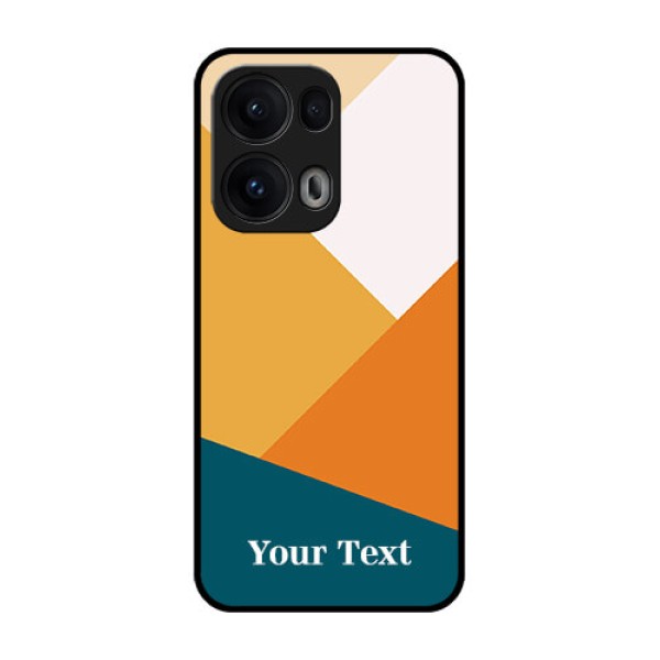 Reno 13 Pro 5G Custom Glass Phone CaseStacked Multi - Colour Design