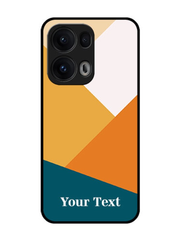 Custom Reno 13 Pro 5G Custom Glass Phone CaseStacked Multi - Colour Design