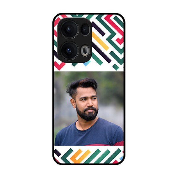 Reno 13 Pro 5G Custom Glass Phone CaseColorful Maze Pattern Design Reno 13 Pro 5G Custom Glass Phone CaseColorful Maze Pattern Design