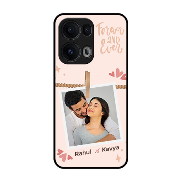 Reno 13 Pro 5G Custom Glass Phone CaseForever And Ever Love Design Reno 13 Pro 5G Custom Glass Phone CaseForever And Ever Love Design