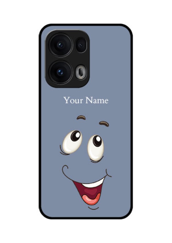 Reno 13 Pro 5G Custom Glass Phone CaseLaughing Cartoon Face Design