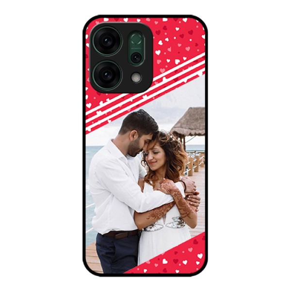 Oppo Reno 14 5G Custom Glass Phone Case - Valentines Gift Design