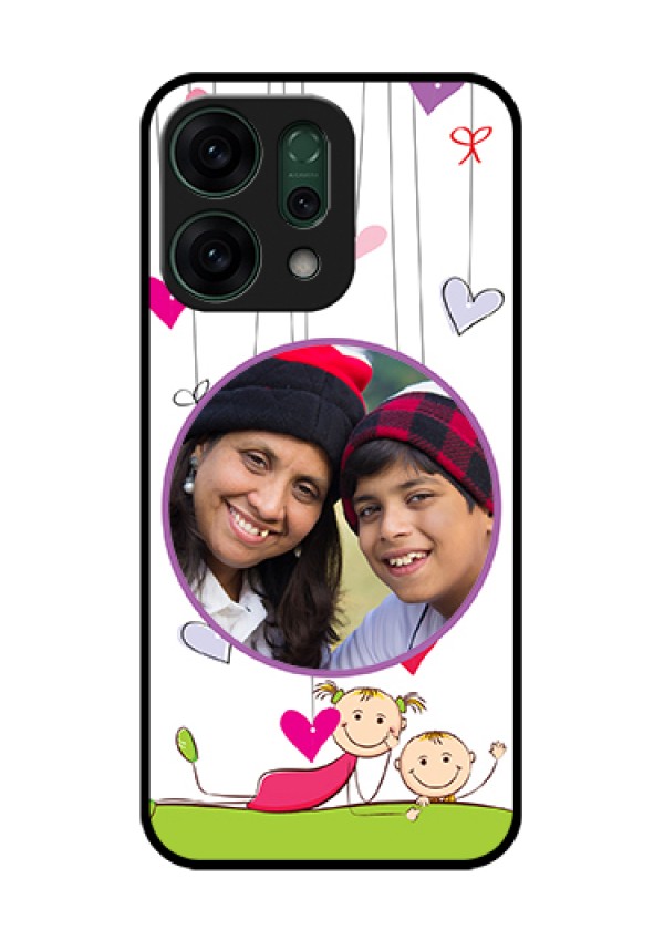 Oppo Reno 14 5G Custom Glass Phone Case - Cute Kids Phone Case Design