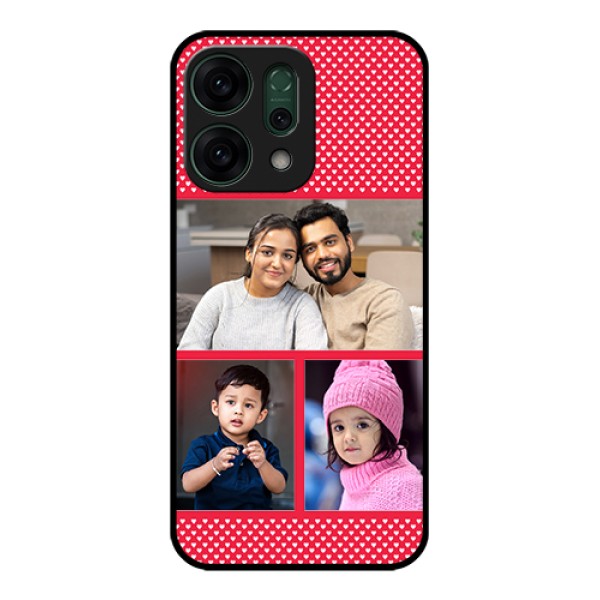Oppo Reno 14 5G Custom Glass Phone Case - Bulk Photo Upload Design