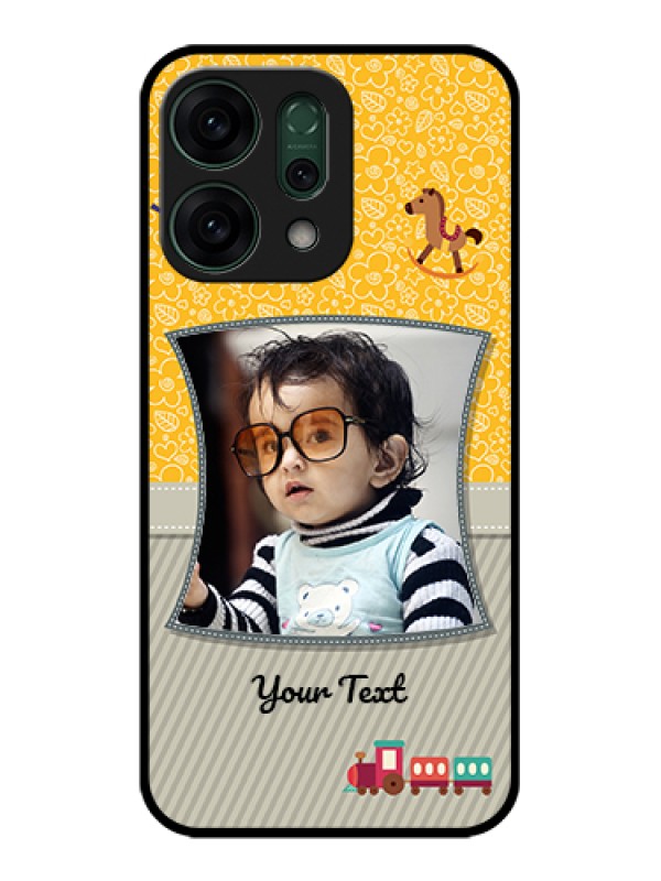 Custom Oppo Reno 14 5G Custom Glass Phone Case - Baby Picture Upload Design