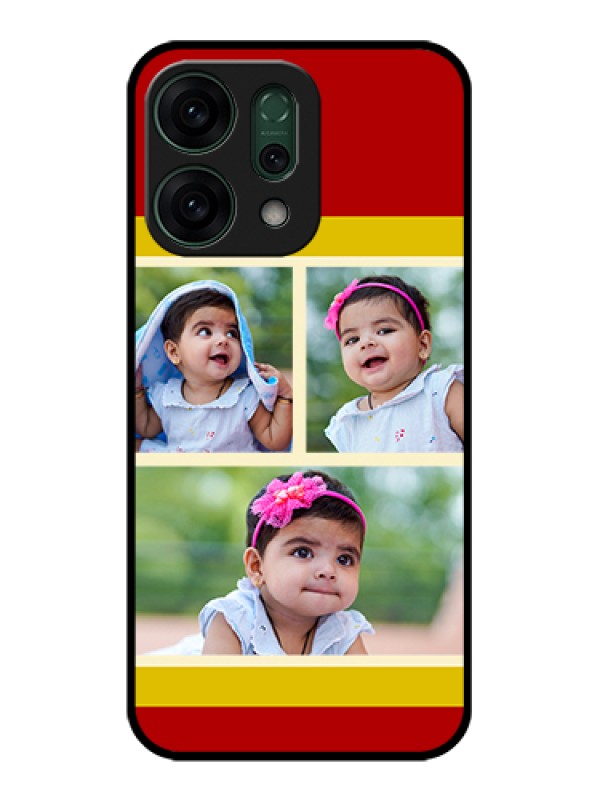 Custom Oppo Reno 14 5G Custom Glass Phone Case - Multiple Pic Upload Design