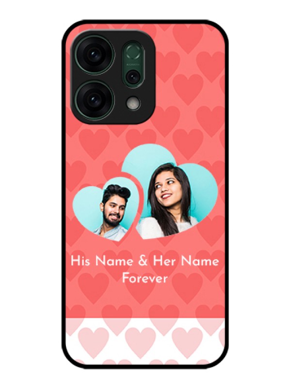 Custom Oppo Reno 14 5G Custom Glass Phone Case - Couple Pic Upload Design